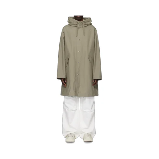 Logo Printed Hooded Parka