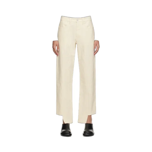 Irregular Hem Casual Pants