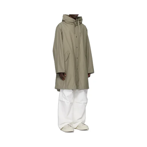Logo Printed Hooded Parka