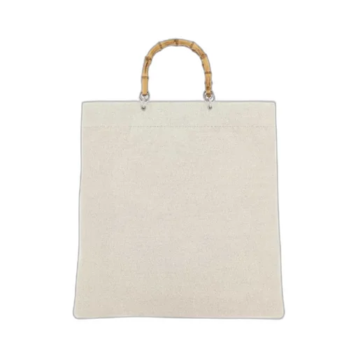 Bamboo Handle Top Handle Bag