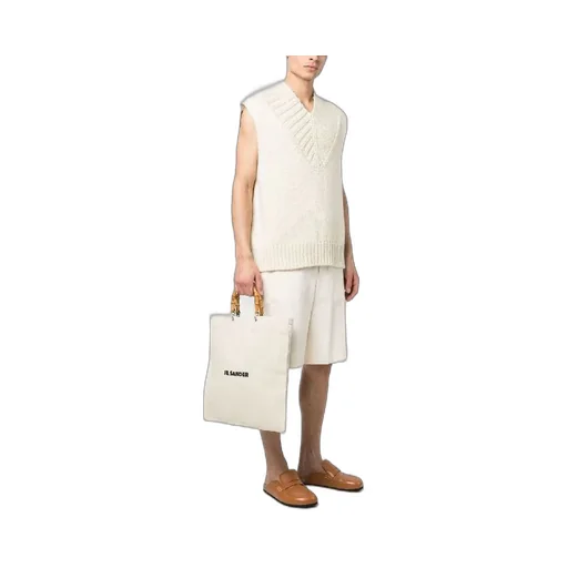 Bamboo Handle Top Handle Bag