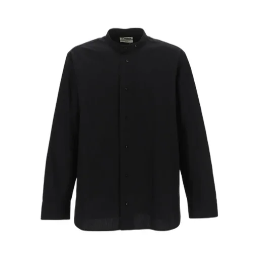 Band-Collar Long Sleeved Shirt