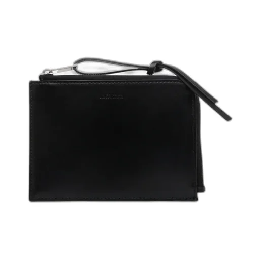 Logo Zipper Card Holder