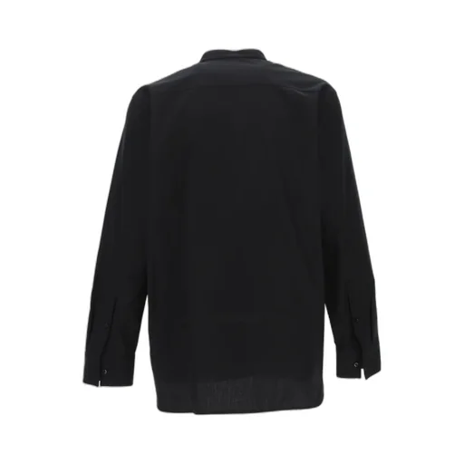 Band-Collar Long Sleeved Shirt