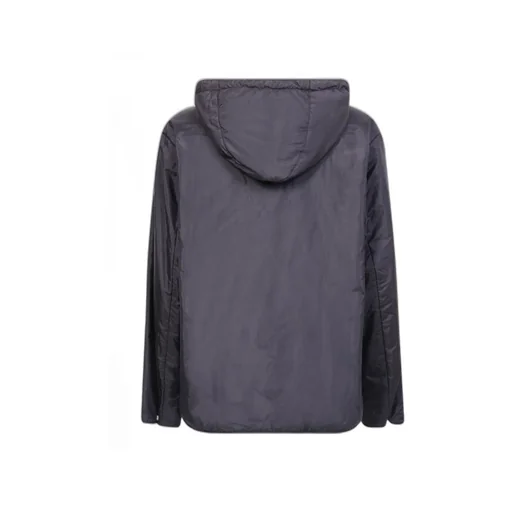 Press-Stud Fastened Hooded Jacket
