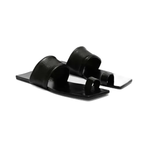 Square Toe Flat Sandals