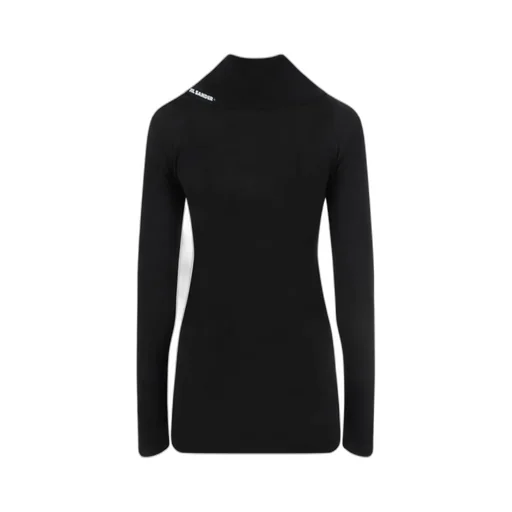 Roll-Neck Knitted Top