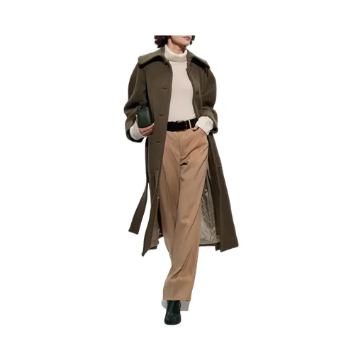High Waist Straight Leg Trousers