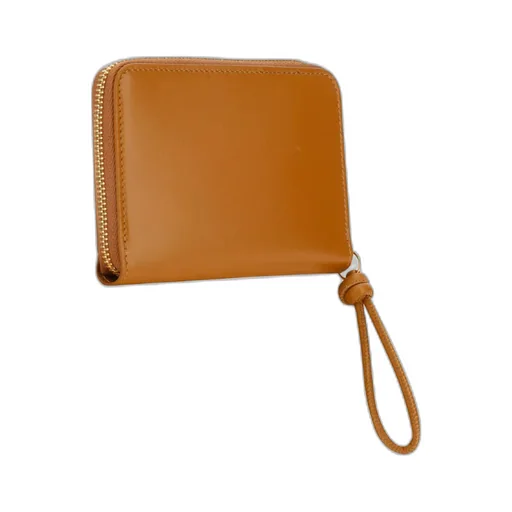 Logo-Print Zip-Up Wallet