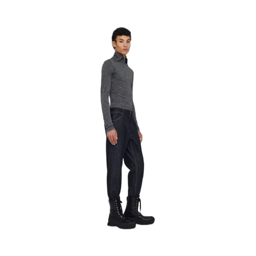 Zip Detailed Long-Sleeved Sweatshirt