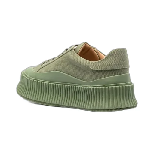 Round Toe Lace-Up Sneakers