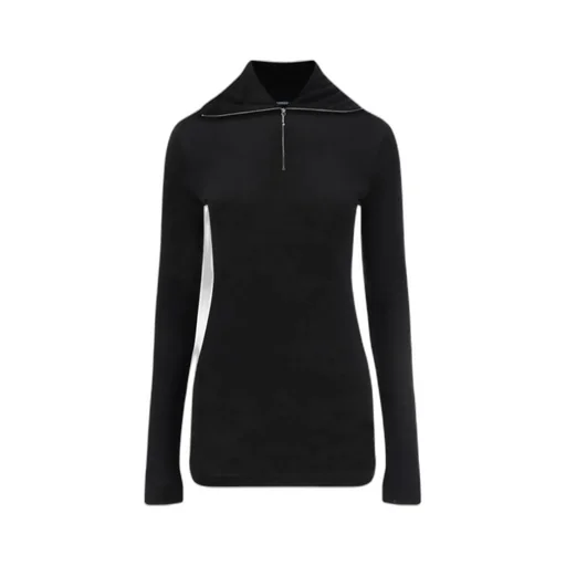 Roll-Neck Knitted Top