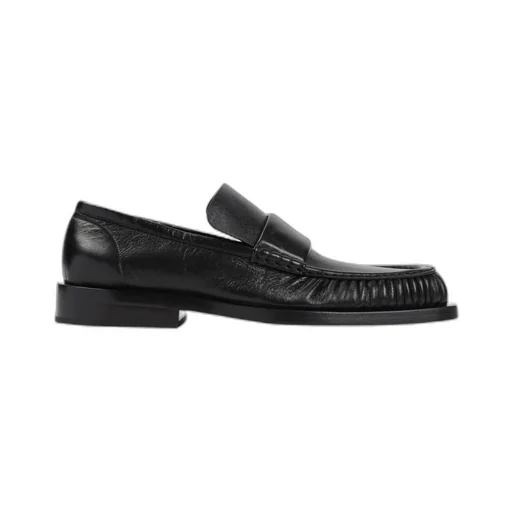 Square Toe Slip-On Loafers
