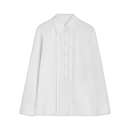Pleated Long Sleeves Shirt