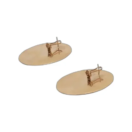 Engraved-Logo Earrings