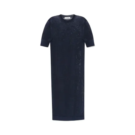 Crewneck Knitted Midi Dress