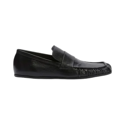 Hand-Stitched Wrinkled Loafers