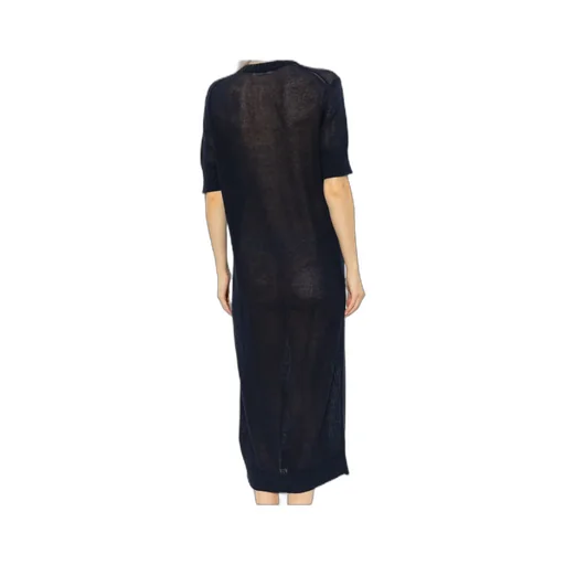 Crewneck Knitted Midi Dress