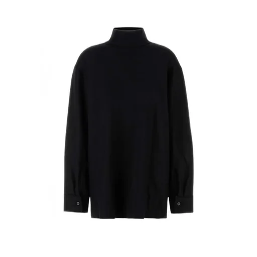 High-Neck Knitted Jumper