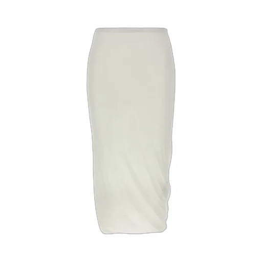 Crepe Double Layer Midi Skirt