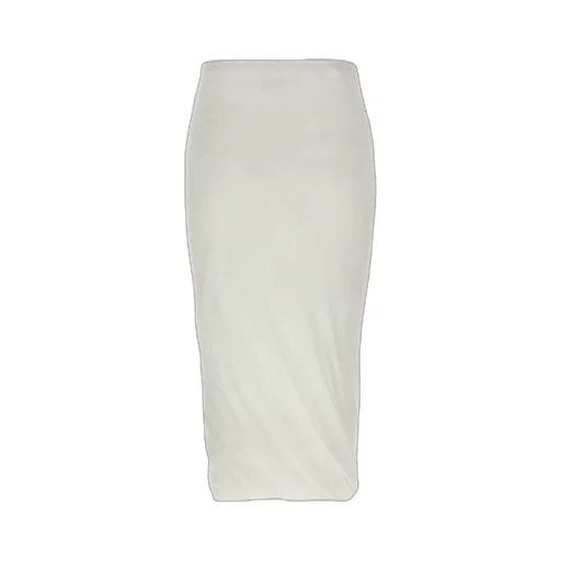Crepe Double Layer Midi Skirt