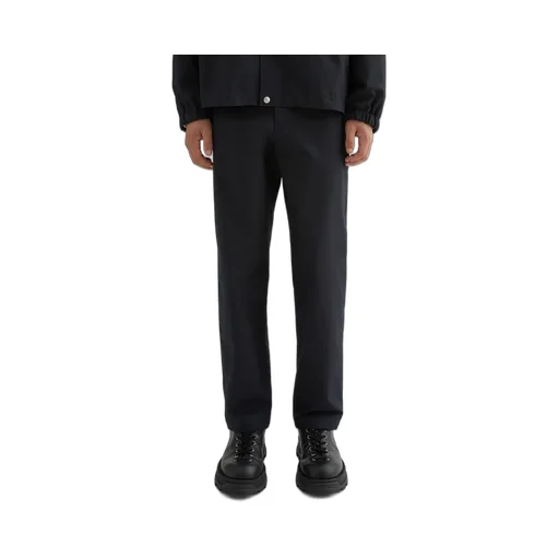Mid-Rise Tapered-Leg Trousers