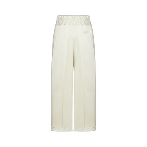 Tie Fastened Straight-Leg Trousers