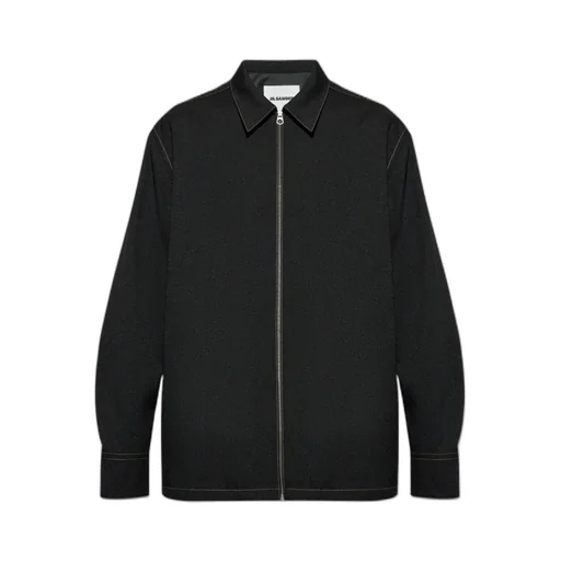 Long Sleeved Zip-Up Shirt