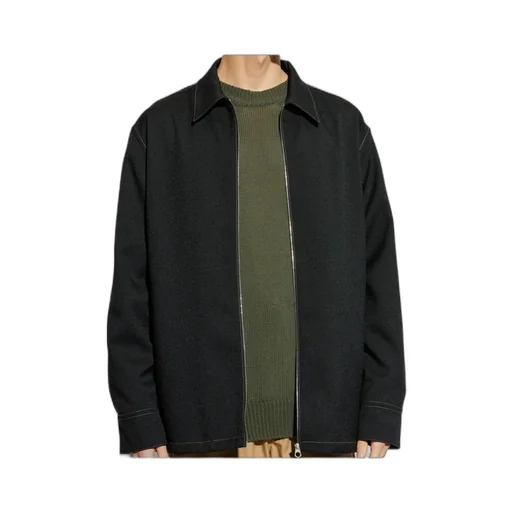 Long Sleeved Zip-Up Shirt