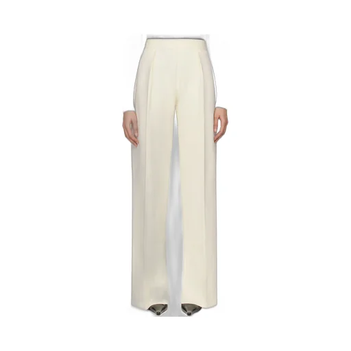 High-Waist Pleated Trousers