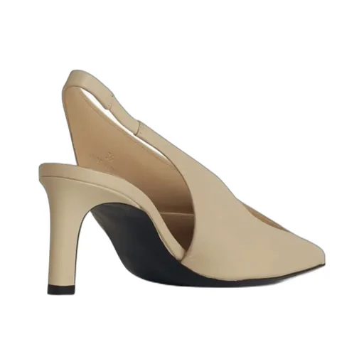 Square Toe Slingback Pumps
