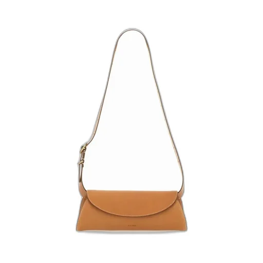 Logo Debossed Shoulder Bag
