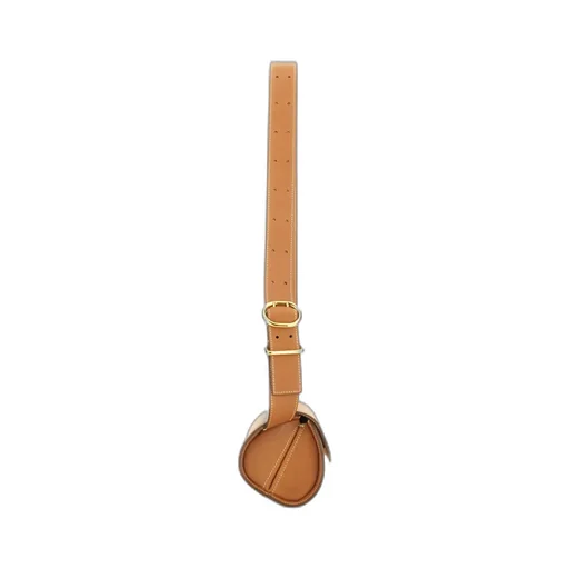 Logo Debossed Shoulder Bag