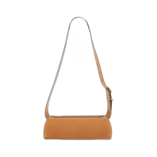 Logo Debossed Shoulder Bag