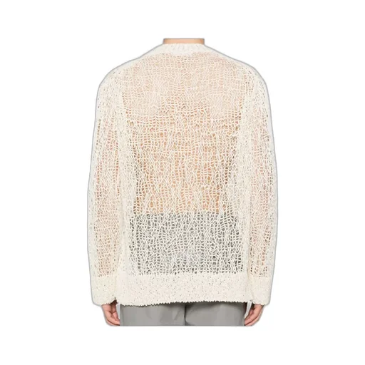 Open-Knit Crewneck Jumper