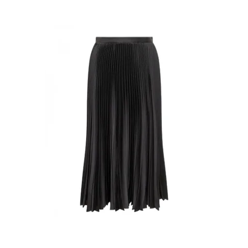 Pleat Detailed Midi Skirt