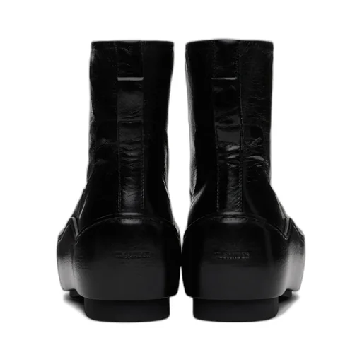 Pleated Ankle Boots