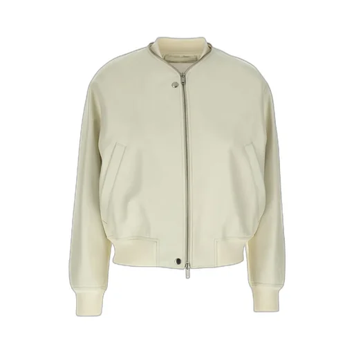 Leather Bomber Jacket