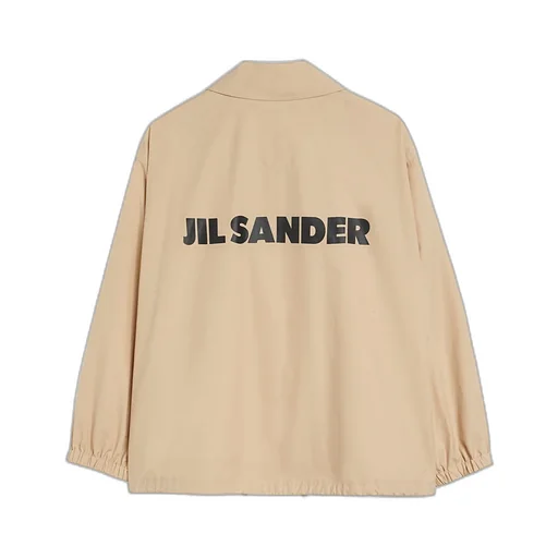 Logo-Printed Textured Jacket