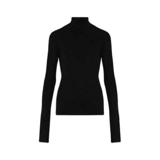 Roll Neck Knitted T-Shirt