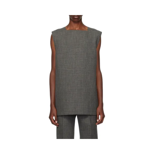 Square Collar Vest