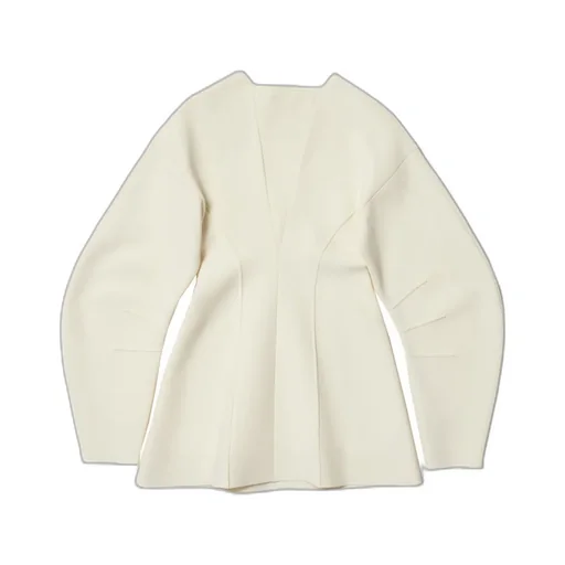 Piped Balloon Sleeved Jumper