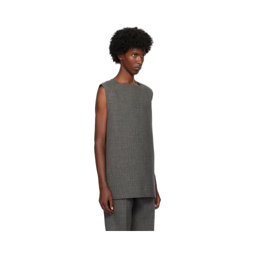 Square Collar Vest