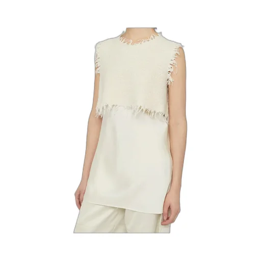 Layered-Design Sleeveless Top