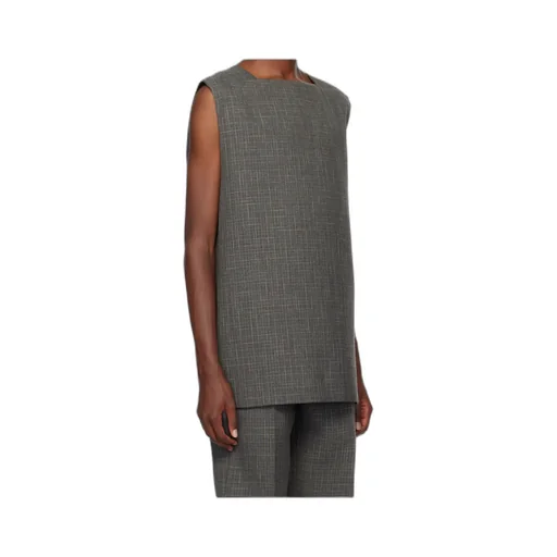 Square Collar Vest