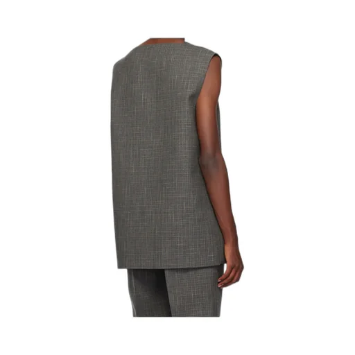 Square Collar Vest
