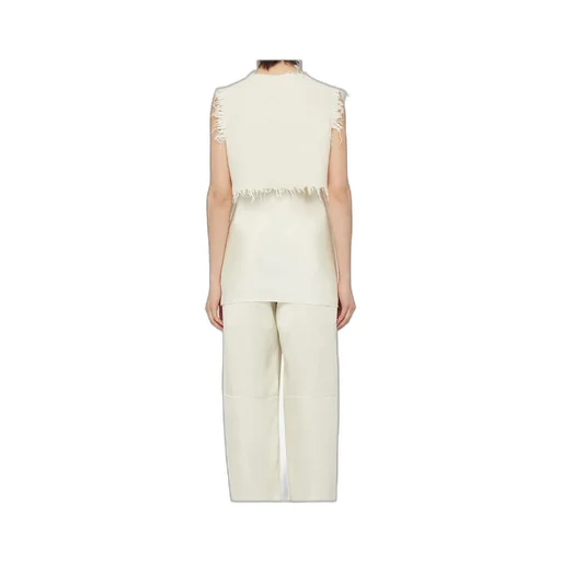 Layered-Design Sleeveless Top