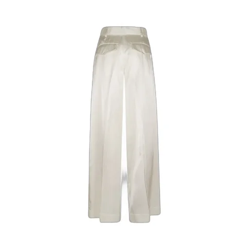 Pleated Satin Trousers