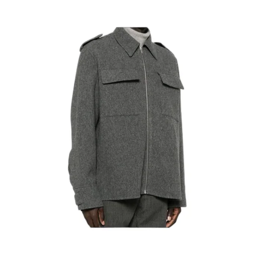 Textured Zipped Shirt