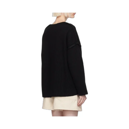Drop Shoulder Crew-Neck Jumper